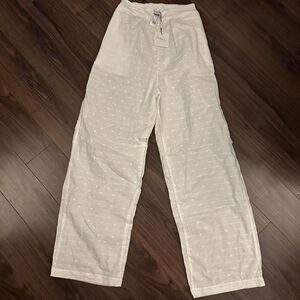 NWT anthropologie Peixoto Quinn’s white pants small